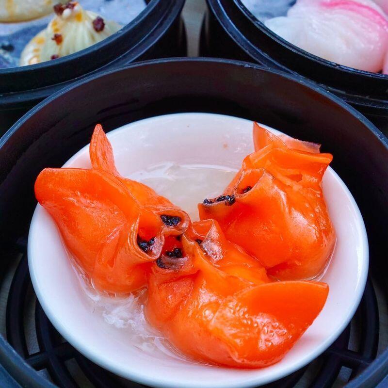 BLACK CAVIAR MUSHROOM DUMPLINGS
